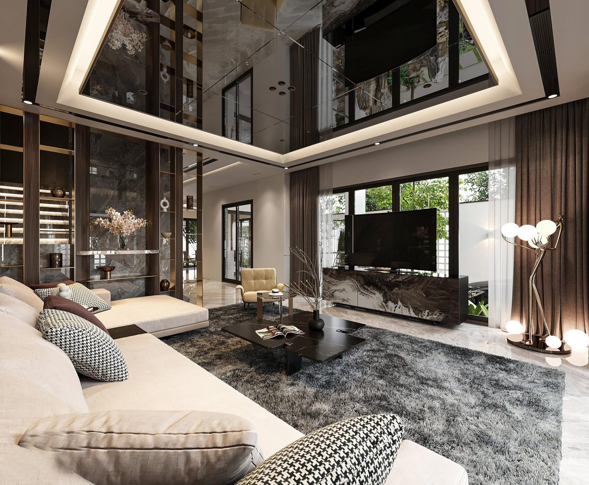 Thiết kế nội thất Villa Hiện đại ngoại ô Hà Nội – Anh Bình