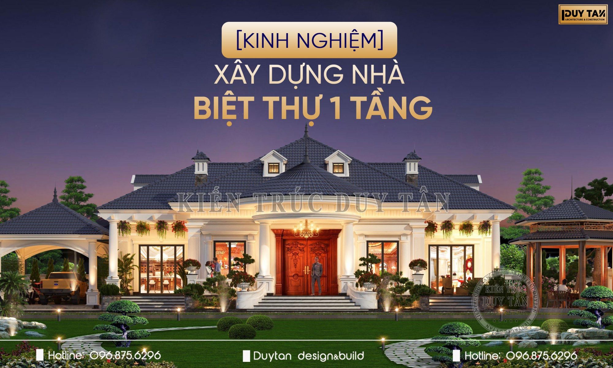 200++ Mẫu nhà vườn 1 tầng nên xây khi có đất rộng