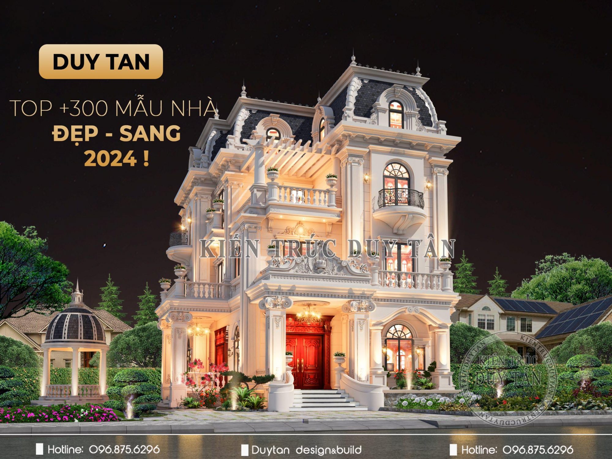 T0P+300 Mẫu nhà Biệt thự Tinh tế - Sang trọng nhất 2024