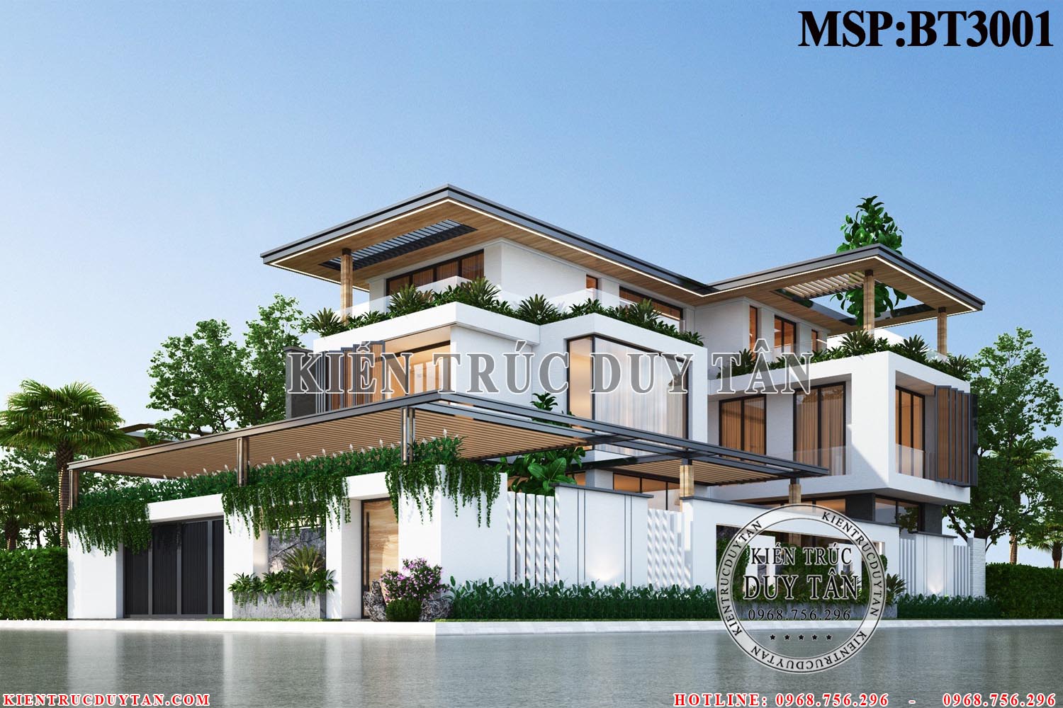 Thiết kế Villa Hiện đại 502m2 của nữ doanh nhân BĐS tại HCM – Chị Thùy